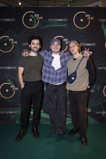 STOCKHOLM, SWEDEN 20260116 Vincent Bell, Lukas Söderholm, Victor Schwartz, arrive at the P3 Guldgalan 2026 at Cirkus in Stockholm STOCKHOLM SWEDEN x12150x  Copyright: xCaisaxRasmussen TTx P3 GULDGALAN 2026 mjZNmmemQWo