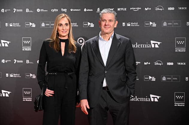 Iris Awards 2025 Marta Reyero and Roberto Arce at the Iris Awards 2025 at the Real Casa de Correo on January 16, 2026 in Madrid Spain IRIS AWARDS TV ACADEMY FAMOUS AWARDS Madrid Madrid Spain  Copyright: xFranciscoxGuerrax 7224532