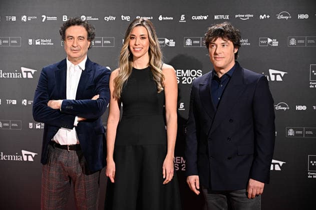 Iris Awards 2025 Pepe Rodriguez, Marta Sanahuja and Jordi Cruz at the Iris Awards 2025 at the Real Casa de Correo on January 16, 2026 in Madrid Spain IRIS AWARDS TV ACADEMY FAMOUS AWARDS Madrid Madrid Spain  Copyright: xFranciscoxGuerrax 7224616