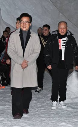 Milan,Italy Li-ning Fall 2026 Men s Fashion Show In the photo:Li-Ning,Jackie Chan  Copyright: xNickxZonnax xipa-agency.netx xNickxZonnax IPA_Agency_IPA70147476