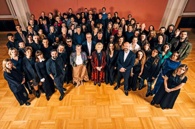 Gruppenfoto der Nominierten mit den Akademiemitgliedern bei der Mayor s Night der European Film Academy im Rahmen des 38. Europäischen Filmpreises im Roten Rathaus. Berlin, 16.01.2026