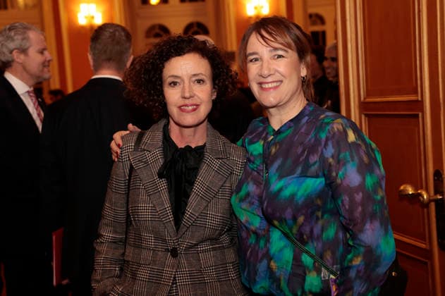 Maria Schrader mit Gast bei der Mayor s Night der European Film Academy im Rahmen des 38. Europäischen Filmpreises im Roten Rathaus. Berlin, 16.01.2026
