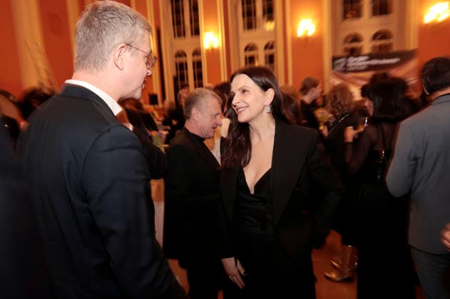Stefan Evers und Juliette Binoche bei der Mayor s Night der European Film Academy im Rahmen des 38. Europäischen Filmpreises im Roten Rathaus. Berlin, 16.01.2026