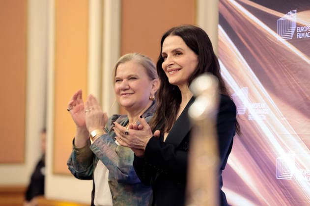 Ada Solomon und Juliette Binoche bei der Mayor s Night der European Film Academy im Rahmen des 38. Europäischen Filmpreises im Roten Rathaus. Berlin, 16.01.2026