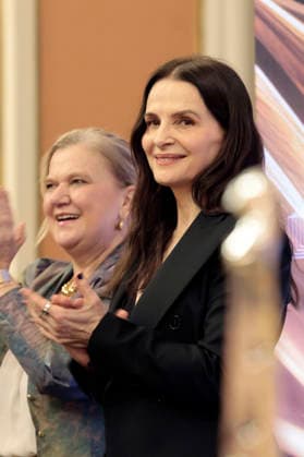 Ada Solomon und Juliette Binoche bei der Mayor s Night der European Film Academy im Rahmen des 38. Europäischen Filmpreises im Roten Rathaus. Berlin, 16.01.2026