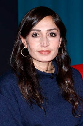 Gilda Sahebi im NDR Nachrichten- und Talkmagazin DAS! Rote Sofa im NDR Fernsehstudio Lokstedt. Hamburg, 16.01.2026