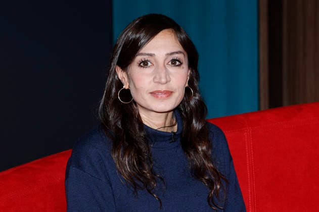 Gilda Sahebi im NDR Nachrichten- und Talkmagazin DAS! Rote Sofa im NDR Fernsehstudio Lokstedt. Hamburg, 16.01.2026