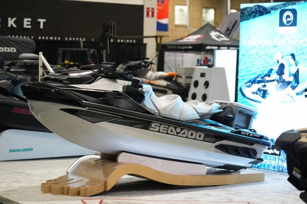 2026 Toronto International Boat Show - Media Preview Day TORONTO, CANADA - JANUARY 16 : A Sea-Doo watercraft is seen on display during the media preview day of 68th Toronto International Boat Show in Toronto, Ontario on January 16, 2026. North America s Largest indoor boat show featuring boats, marine products and accessories, will run between January 17 to 25. Mert Alper Dervis Anadolu Toronto Canada. Editorial use only. Please get in touch for any other usage.  Copyright: x2026xAnadoluxMertxAlperxDervisx