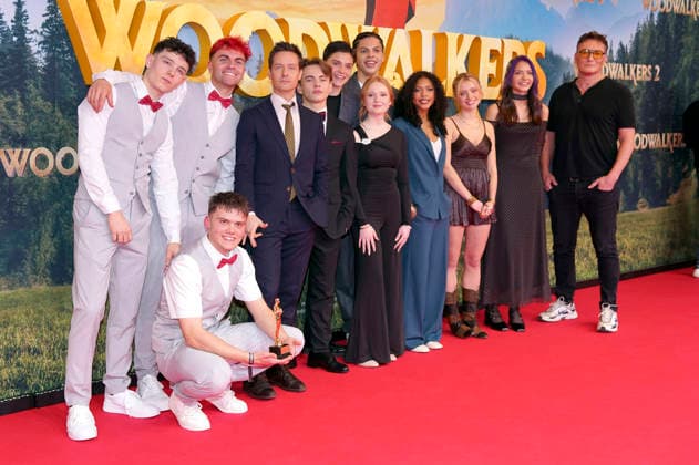 Emil Bloch, Emile ChÃ rif, Lilli Falk, Johan von Ehrlich, Sophie Lelenta, Lara Amelie Rosa, Olivia Sinclair, Cast und Team bei der Premiere des Kinofilms Woodwalkers 2 im Mathäser Filmpalast. München, 16.01.2026