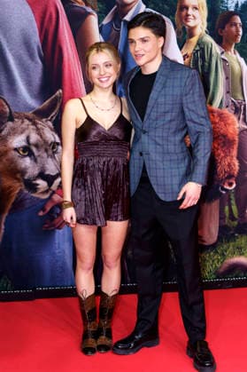 Lara Amelie Rosa und Emile Cherif bei der Premiere des Kinofilms Woodwalkers 2 im Mathäser Filmpalast. München, 16.01.2026