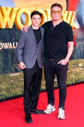 Emile Cherif und Oliver Masucci bei der Premiere des Kinofilms Woodwalkers 2 im Mathäser Filmpalast. München, 16.01.2026