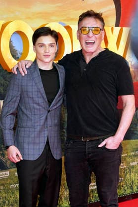 Emile Cherif und Oliver Masucci bei der Premiere des Kinofilms Woodwalkers 2 im Mathäser Filmpalast. München, 16.01.2026
