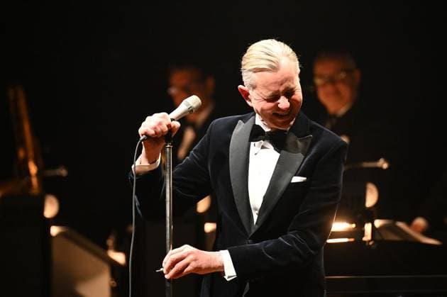 Max Raabe und das Palast Orchester bitten zum Hummel streicheln in die Philharmonie Essen ** NUR FÜR REDAKTIONELLE ZWECKE ** EDITORIAL USE ONLY **<p>Max Raabe und das Palast Orchester treten am Freitag, 16. Januar 2026 in der Philharmonie Essen auf. Deutschland NRW Essen Copyright: VladimirxWegener