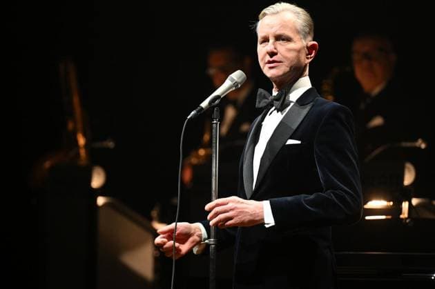 Max Raabe und das Palast Orchester bitten zum Hummel streicheln in die Philharmonie Essen ** NUR FÜR REDAKTIONELLE ZWECKE ** EDITORIAL USE ONLY **<p>Max Raabe und das Palast Orchester treten am Freitag, 16. Januar 2026 in der Philharmonie Essen auf. Deutschland NRW Essen Copyright: VladimirxWegener