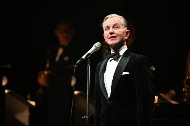 Max Raabe und das Palast Orchester bitten zum Hummel streicheln in die Philharmonie Essen ** NUR FÜR REDAKTIONELLE ZWECKE ** EDITORIAL USE ONLY **<p>Max Raabe und das Palast Orchester treten am Freitag, 16. Januar 2026 in der Philharmonie Essen auf. Deutschland NRW Essen Copyright: VladimirxWegener