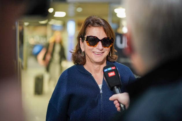 RTL Dschungelcamp - Frankfurt 2026. Claudia Obert bei der Abreise zur RTL-Sendung Ich bin ein Star Holt mich hier raus. Dschungelcamp 2026 am Flughafen Frankfurt. Frankfurt Flughafen Hessen