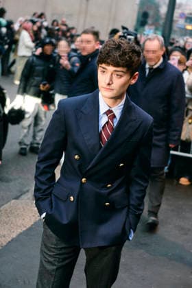 Milan Fashion Week - Men F W 2026-27 Ralph Lauren Fashion Show Arrivals Milan, Italy Noah Schnapp Milan Fashion Week - Men F W 2026-27 Ralph Lauren Fashion Show Arrivals Milan, Italy 16th January 2026 SGPItalia id 134349_001 Not Exclusive  Copyright: xx
