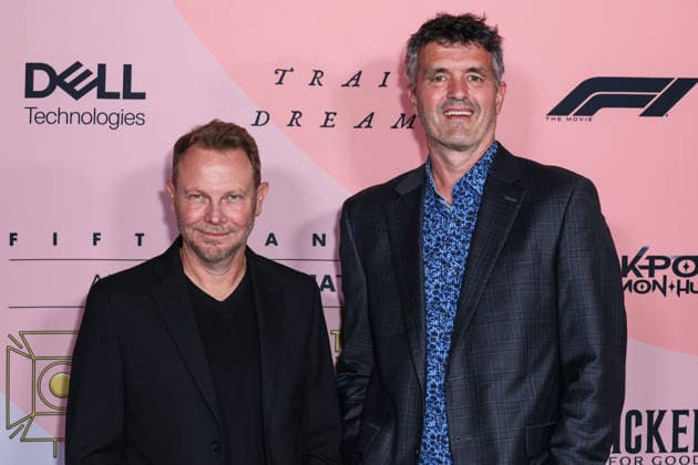American Cinematheque s 5th Annual Tribute To The Crafts HOLLYWOOD, LOS ANGELES, CALIFORNIA, USA - JANUARY 16: Richard Baneham and Eric Saindon arrive at the American Cinematheque s 5th Annual Tribute To The Crafts held at The Egyptian Theatre Hollywood on January 16, 2026 in Hollywood, Los Angeles, California, United States., Credit:Xavier Collin Avalon United States, California, Hollywood, The Egyptian Theatre Hollywood Copyright: xXavierxCollinx xAvalonx 1066766417