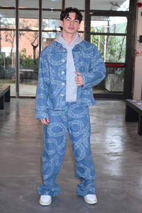 Milan, Milan Men s Fashion Week: Fall Winter 2026 - Men s Fashion, Fall Winter 2026 - Pronounce fashion show - Front row. Pictured: Matteo Robert  Copyright: xSimonaxChiocciax xipa-agency.netx xFotosickix IPA_Agency_IPA70198816