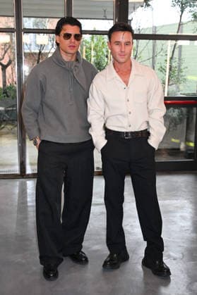 Milan, Milan Men s Fashion Week: Fall Winter 2026 - Men s Fashion, Fall Winter 2026 - Pronounce show - Front row. Pictured: Antonio Medugno, Matthew Postlethwaite  Copyright: xSimonaxChiocciax xipa-agency.netx xFotosickix IPA_Agency_IPA70198918