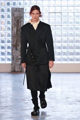 Milan, Milan Men s Fashion Week: Fall Winter 2026 - Men s Fashion, Fall Winter 2026 - Pronounce fashion show. Pictured: model  Copyright: xSimonaxChiocciax xipa-agency.netx xFotosickix IPA_Agency_IPA70201607