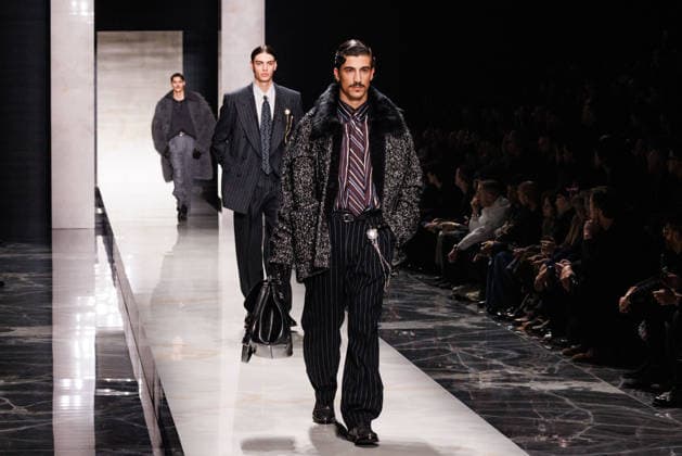 Foto IPP - Cinzia Camela Gruppo Editoriale LiveMedia Milano 17 01 2026 Nella foto: A model walks the runway during the Dolce and Gabbana Fall Winter 2026–2027 menswear show at Milan Men s Fashion Week, on January 17, 2026, in Milan, Italy. Photo by Cinzia Camela. Italy Photo Press - World Copyright Dolce and Gabbana - Runway - Mil