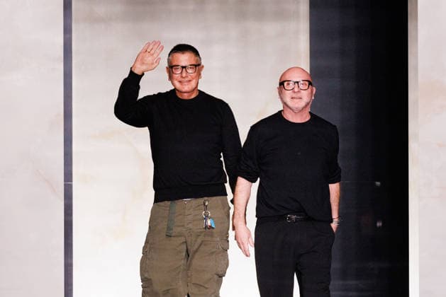Foto IPP - Cinzia Camela Gruppo Editoriale LiveMedia Milano 17 01 2026 Nella foto: Stefano Gabbana and Domenico Dolce acknowledge the audience s applause during the Dolce and Gabbana Men s Fall Winter 2026–2027 fashion show at Milan Fashion Week, January 17, 2026, in Milan, Italy. Photo: Cinzia Camela. Italy Photo Press - World Copyright Dolce and Gabbana - Runway - Mil *** Photo IPP Cinzia Camela Publishing Group LiveMedia Milan 17 01 2026 In the photo Stefano Gabbana and Domenico Dolce acknowledge the audience s applause during the Dolce and Gabbana Men s Fall Winter 2026-2027 fashion show at Milan Fashion Week, January 17, 2026, in Milan, Italy Photo Cinzia Camela Italy Photo Press World Copyright Dolce and Gabbana Runway Mil 