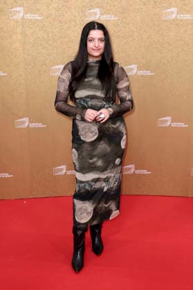 Maria Gomez bei der Verleihung des 38. Europäischen Filmpreises 2026 im Haus der Kulturen der Welt. Berlin, 17.01.2026