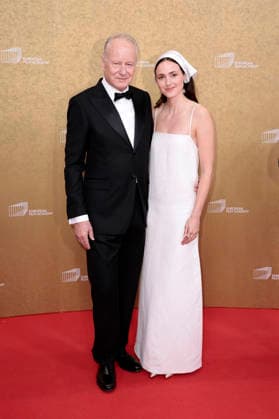 Stellan Skarsgard und Renate Reinsve bei der Verleihung des 38. Europäischen Filmpreises 2026 im Haus der Kulturen der Welt. Berlin, 17.01.2026