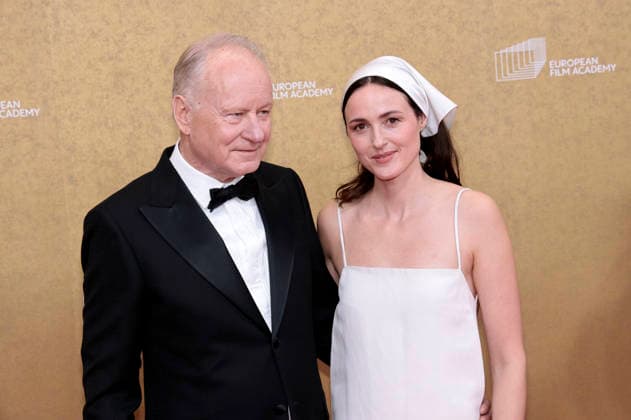 Stellan Skarsgard und Renate Reinsve bei der Verleihung des 38. Europäischen Filmpreises 2026 im Haus der Kulturen der Welt. Berlin, 17.01.2026