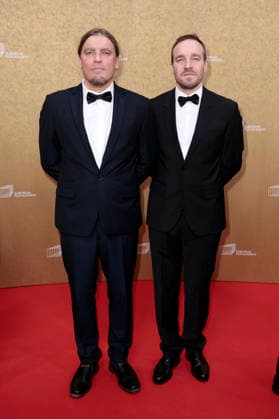 Lauris Abele und Raitis Abele bei der Verleihung des 38. Europäischen Filmpreises 2026 im Haus der Kulturen der Welt. Berlin, 17.01.2026