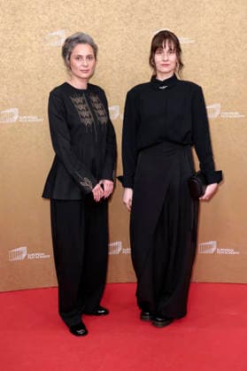 Darya Bassel und Olha Zhurba bei der Verleihung des 38. Europäischen Filmpreises 2026 im Haus der Kulturen der Welt. Berlin, 17.01.2026