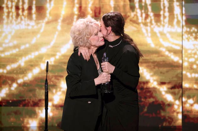 Liv Ullmann und Juliette Binoche bei der Verleihung des 38. Europäischen Filmpreises 2026 im Haus der Kulturen der Welt. Berlin, 17.01.2026