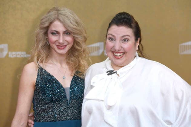Derya Kaptan und Meltem Kaptan bei der Verleihung des 38. Europäischen Filmpreises 2026 im Haus der Kulturen der Welt. Berlin, 17.01.2026
