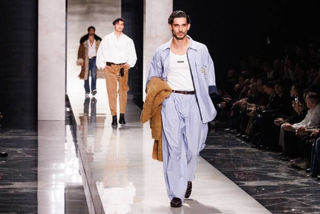 Foto IPP - Cinzia Camela Gruppo Editoriale LiveMedia Milano 17 01 2026 Nella foto: A model walks the runway during the Dolce and Gabbana Fall Winter 2026–2027 menswear show at Milan Men s Fashion Week, on January 17, 2026, in Milan, Italy. Photo by Cinzia Camela. Italy Photo Press - World Copyright Dolce e Gabbana - Runway - Milan