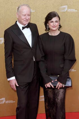 Stellan Skarsgard mit Ehefrau Megan Everett bei der Verleihung des 38. Europäischen Filmpreises 2026 im Haus der Kulturen der Welt. Berlin, 17.01.2026