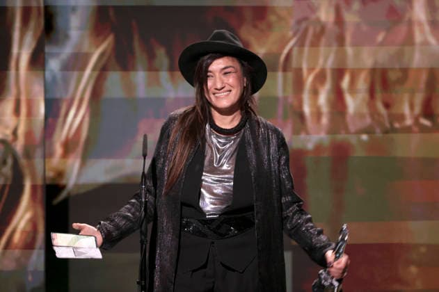 Nadia Acimi bei der Verleihung des 38. Europäischen Filmpreises 2026 im Haus der Kulturen der Welt. Berlin, 17.01.2026