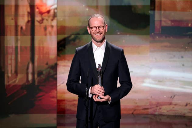 Joachim Trier bei der Verleihung des 38. Europäischen Filmpreises 2026 im Haus der Kulturen der Welt. Berlin, 17.01.2026