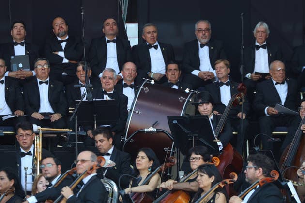 Santiago January 17, 2026 At the National Stadium, the National Symphony Orchestra of Chile and the Symphonic Choir of the University of Chile present the concert, Carmina Burana Jonnathan Oyarzun Aton Chile, Santiago Chile Aton 1118959  Copyright: JONNATHANxOYARZUN ATONxCHILE