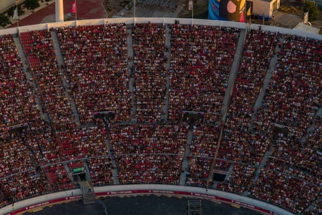 Santiago January 17, 2026 The National Symphony Orchestra of Chile and the Symphonic Choir of the University of Chile present the concert, Carmina Burana, at the National Stadium Javier Torres Aton Chile, Santiago Chile Aton Chile Aton 1118981  Copyright: JAVIERxTORRES ATONxCHILE