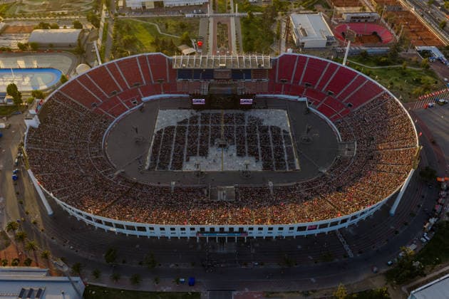 Santiago January 17, 2026 The National Symphony Orchestra of Chile and the Symphonic Choir of the University of Chile present the concert, Carmina Burana, at the National Stadium Javier Torres Aton Chile, Santiago Chile Aton Chile Aton 1118990  Copyright: JAVIERxTORRES ATONxCHILE