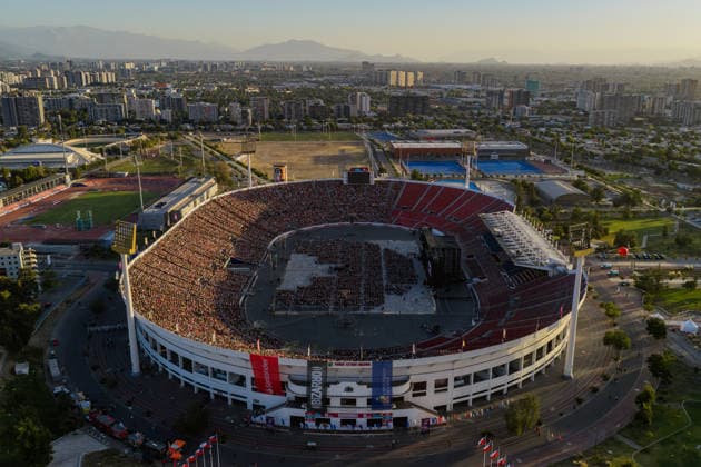 Santiago January 17, 2026 The National Symphony Orchestra of Chile and the Symphonic Choir of the University of Chile present the concert, Carmina Burana, at the National Stadium Javier Torres Aton Chile, Santiago Chile Aton Chile Aton 1118997  Copyright: JAVIERxTORRES ATONxCHILE