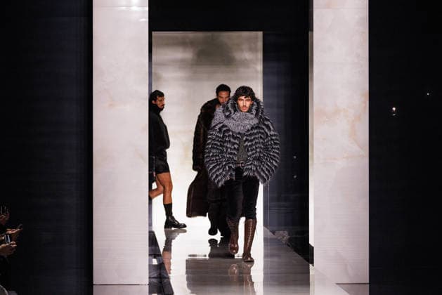 News - Dolce & Gabbana - Runway - Milan Fashion Week - Menswear Fall Winter 2026-2027 Model walk the runway for the finale during the Dolce &amp; Gabbana Fall Winter 2026 2027 menswear show at Milan Men s Fashion Week, on January 17, 2026, in Milan, Italy. Photo by Cinzia Camela. Milan Metropol Italy Copyright: xCinziaxCamelax xLiveMediax LPN_2243809