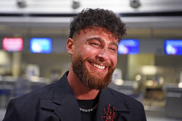 Umut Tekin - Abflug der Kandidaten der RTL TV-Show ICH BIN EIN STAR, HOLT MICH HIER RAUS am Frankfurter Flughafen in Frankfurt am Main am 17.01.2026