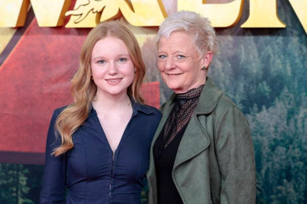 Lilli Falk mit Begleitung bei der Premiere des Kinofilms Woodwalkers 2 im Cinedom. Köln, 17.01.2026