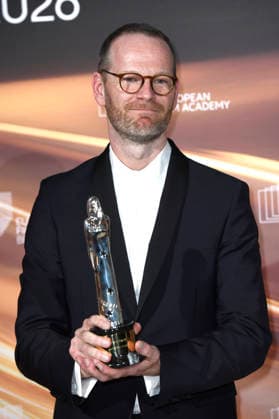 Joachim Trier bei der Verleihung des 38. Europäischen Filmpreises 2026 im Haus der Kulturen der Welt. Berlin, 17.01.2026