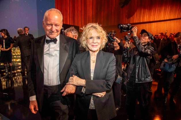 abb: Stellan Skarsgard und Liv Ullmann European zu Gast auf dem roten Teppich bei der Gala zur Verleihung der European Film Awards 2026 - Europaeischer Filmpreis 2026 im Haus der Kulturen der Welt am 17.01.2026 in Berlin Berlin Deutschland