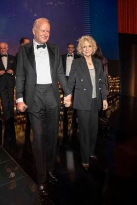 abb: Stellan Skarsgard und Liv Ullmann European zu Gast auf dem roten Teppich bei der Gala zur Verleihung der European Film Awards 2026 - Europaeischer Filmpreis 2026 im Haus der Kulturen der Welt am 17.01.2026 in Berlin Berlin Deutschland