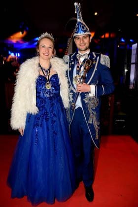 Narrhalla Prinzenpaar Jasmin I. Stephan I. Muenchen 17.01.2026 Paulaner am Nockherberg Muenchner Gschichten CSU Schwarzweiss Ball Foto Muenchen