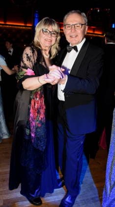 Dr. Evelyne Menges CSU Stadtraetin Reiner Roesch Muenchen 17.01.2026 Paulaner am Nockherberg Muenchner Gschichten Schwarzweiss Ball Foto Muenchen